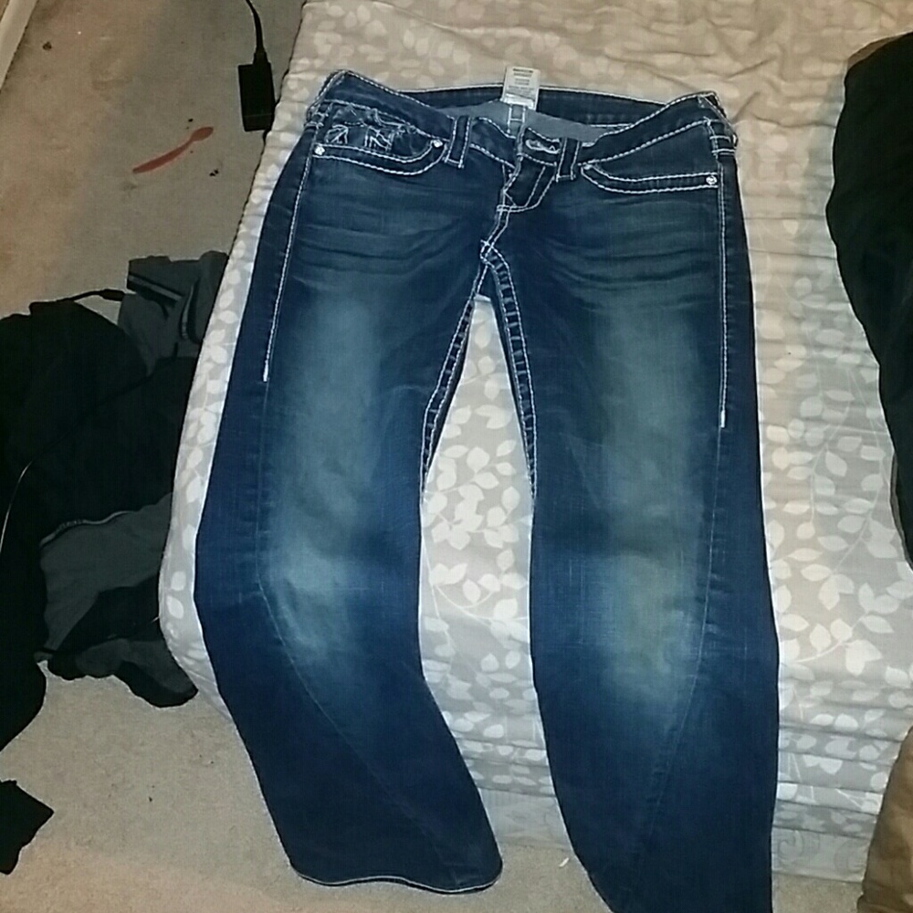 Boot cut denim jeans