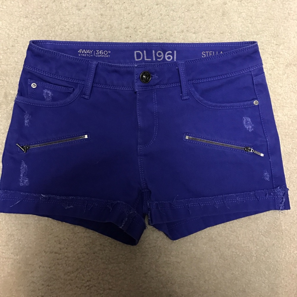 Purple Vintage style jean shorts size 25