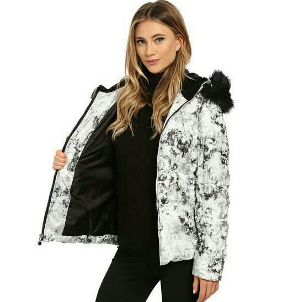 Betsey Johnson faux fur coat