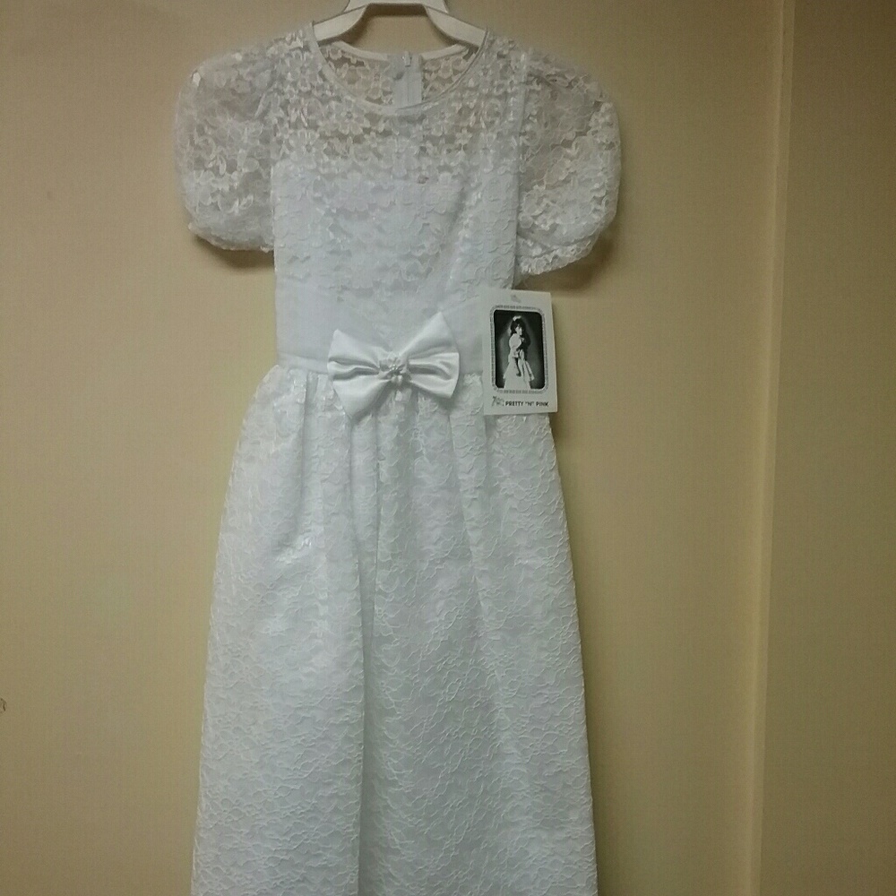 Pretty "N" Pink NWT  COMMUNION DRESS
