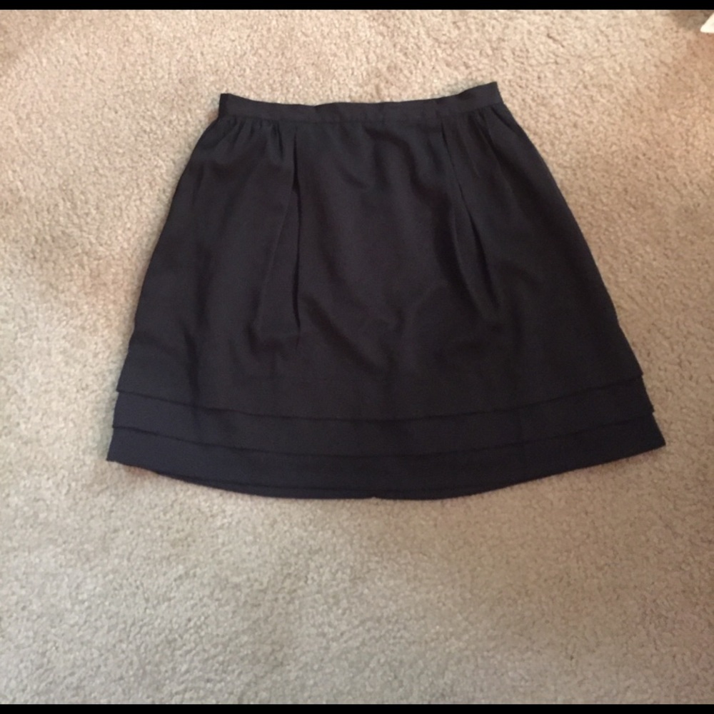 Banana republic size 0 black dress skirt