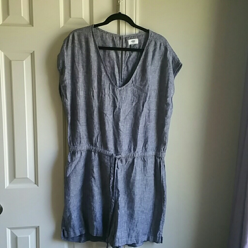 Chambray romper
