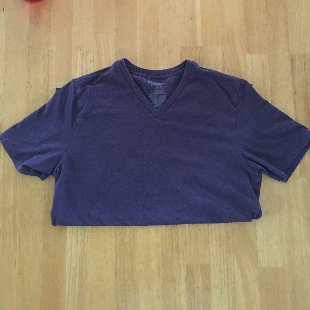 Purple VNeck TShirt