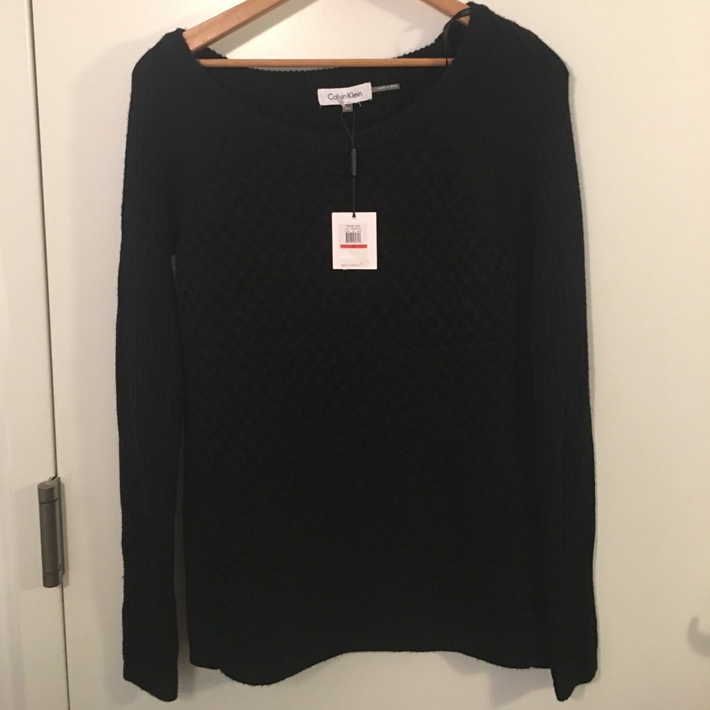 NWT Black Calvin Klein Sweater