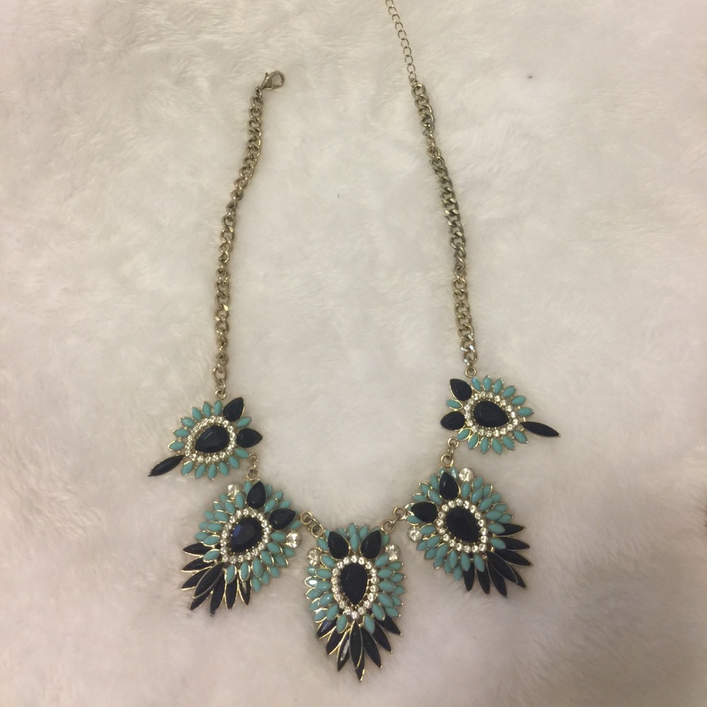 Blue necklace