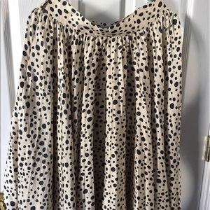 Tucker pleated skirt