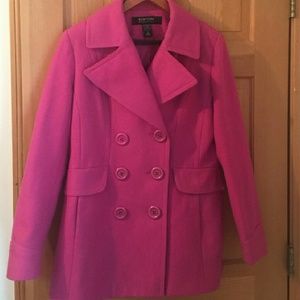 Pink Peacoat New York and Company
