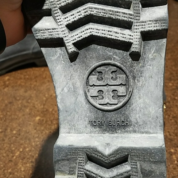 SOLD! Light Blue Tory Burch Rainboots - Picture 3 of 4