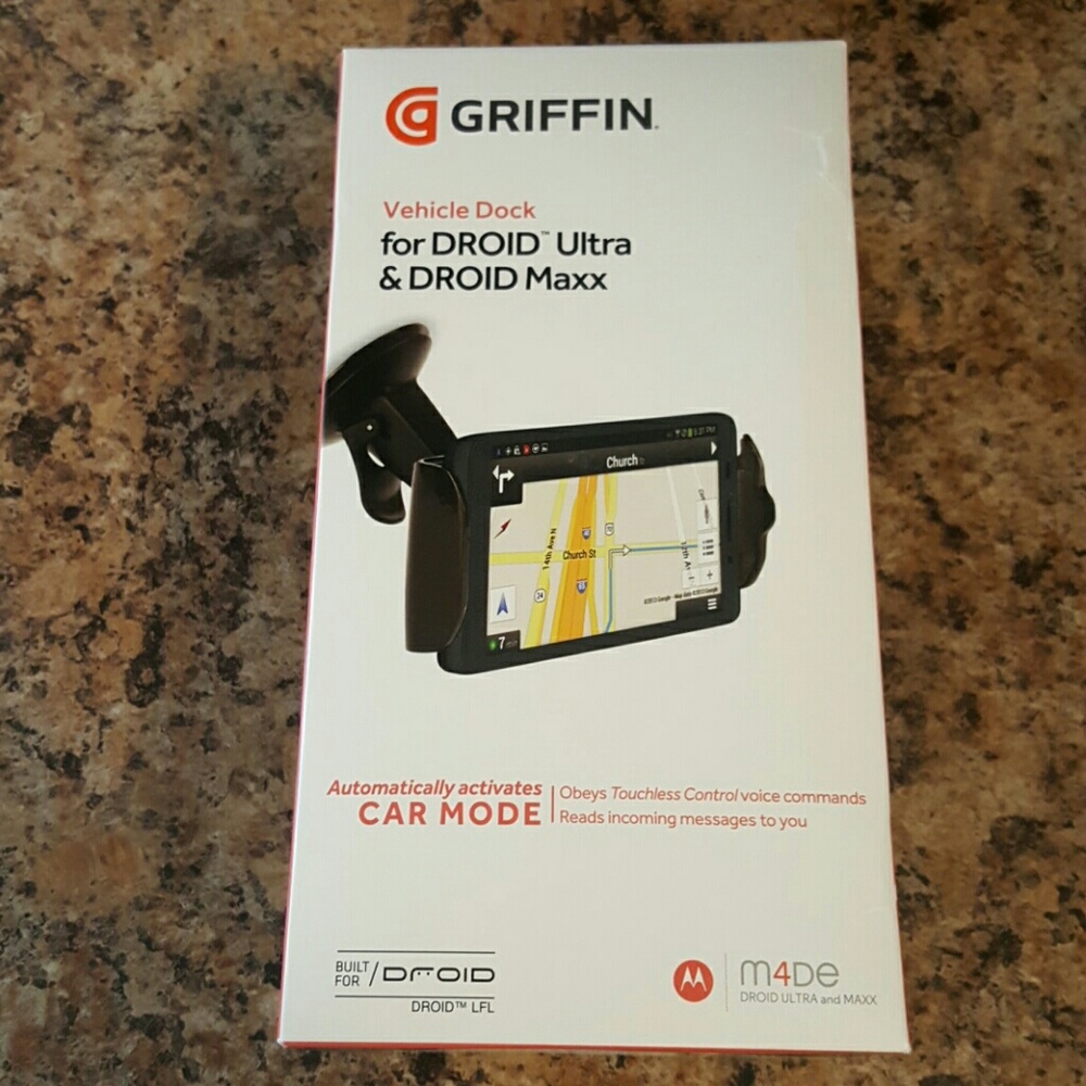 vehicle dock for Droid ultra and Droid Maxx phones