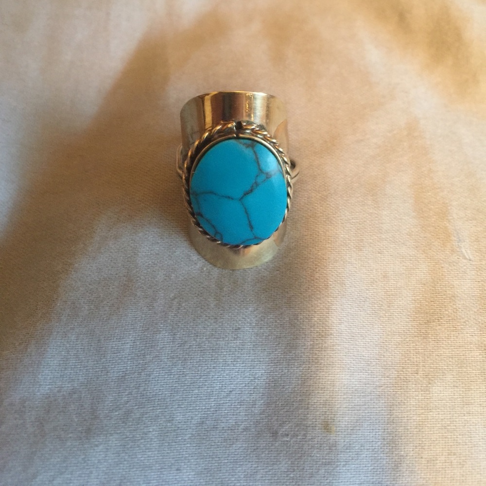 Sterling silver turquoise ring