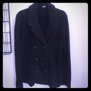 Banana Republic Fleece Sweatshirt Blazer - L