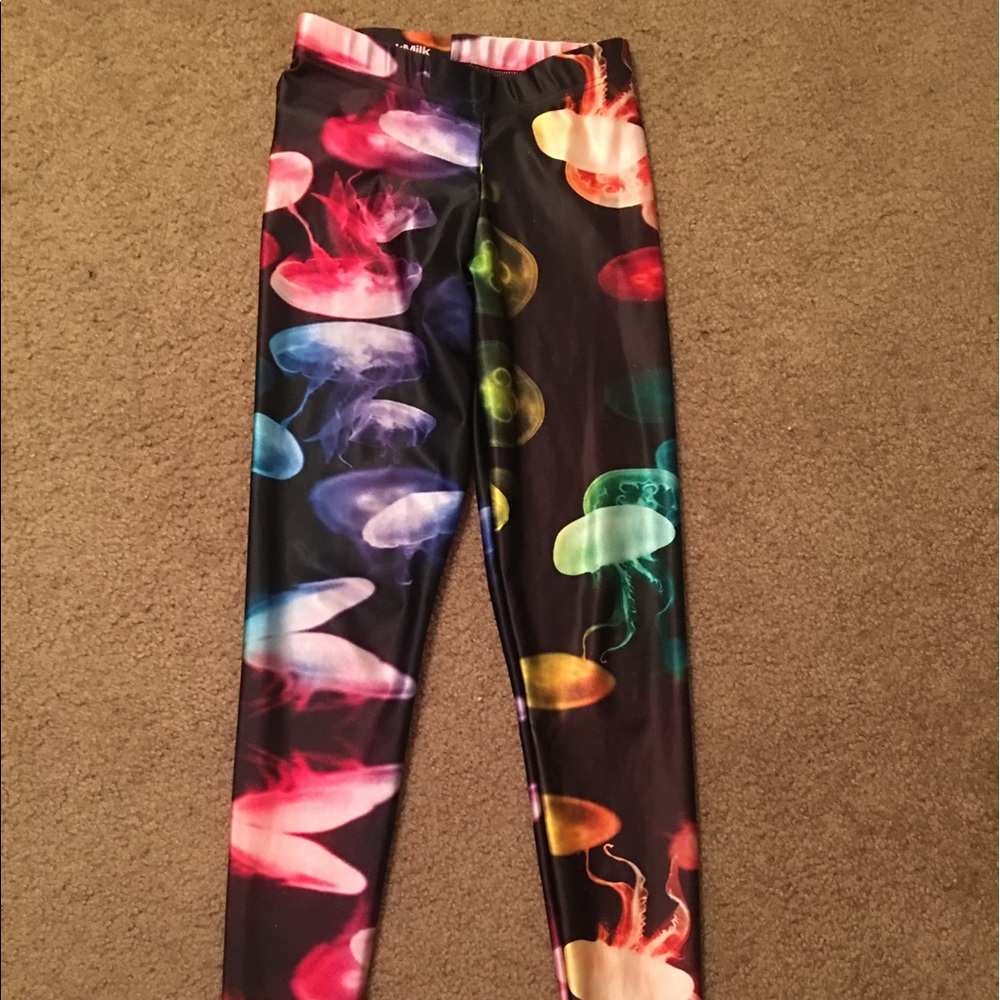 Blackmilk rainbow jellyfish leggings