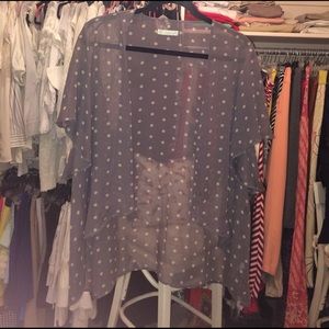 Fresh polka dot kimono