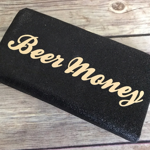 New Glitter Wine and Beer Wallet by Icing - Picture 2 of 4