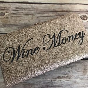 New Glitter Wine and Beer Wallet by Icing