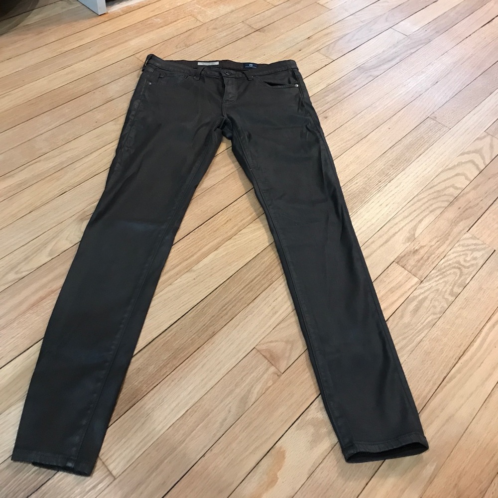 AG Legging Ankle Skinny in Wax Brown