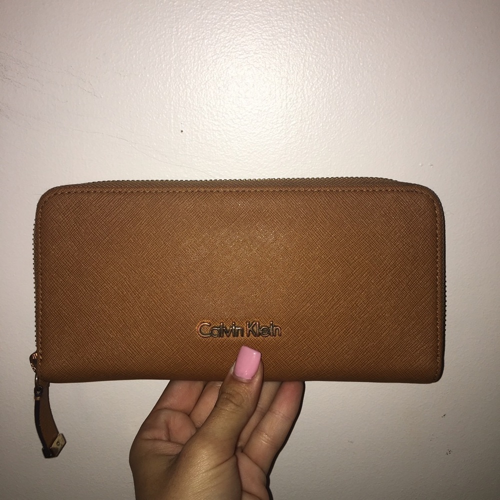 Calvin Klein Saffiano Leather Wallet