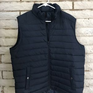 J Crew - Men's Puffy Vest - Navy - Large