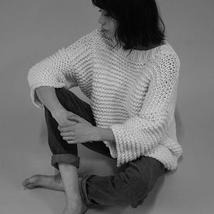 brand new cozy knit sweater