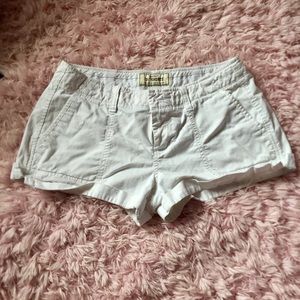 White khaki shorts