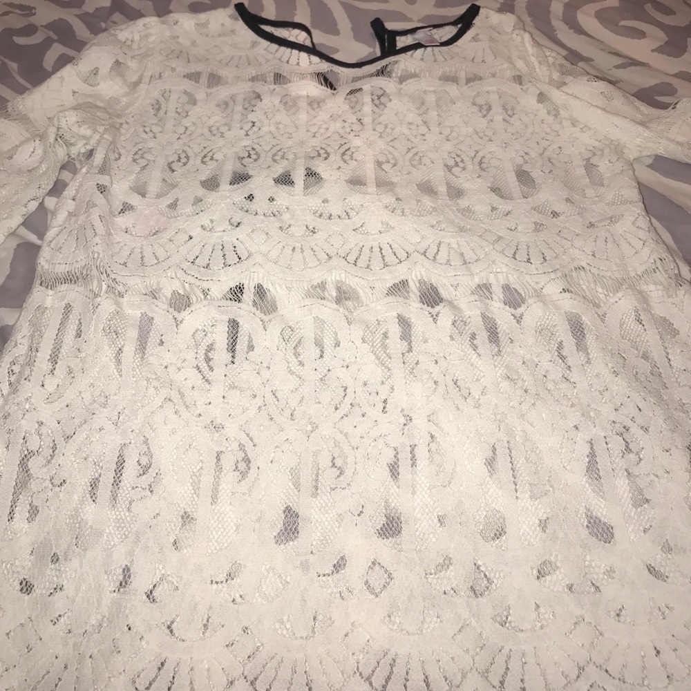 Lace 3/4 sleeve