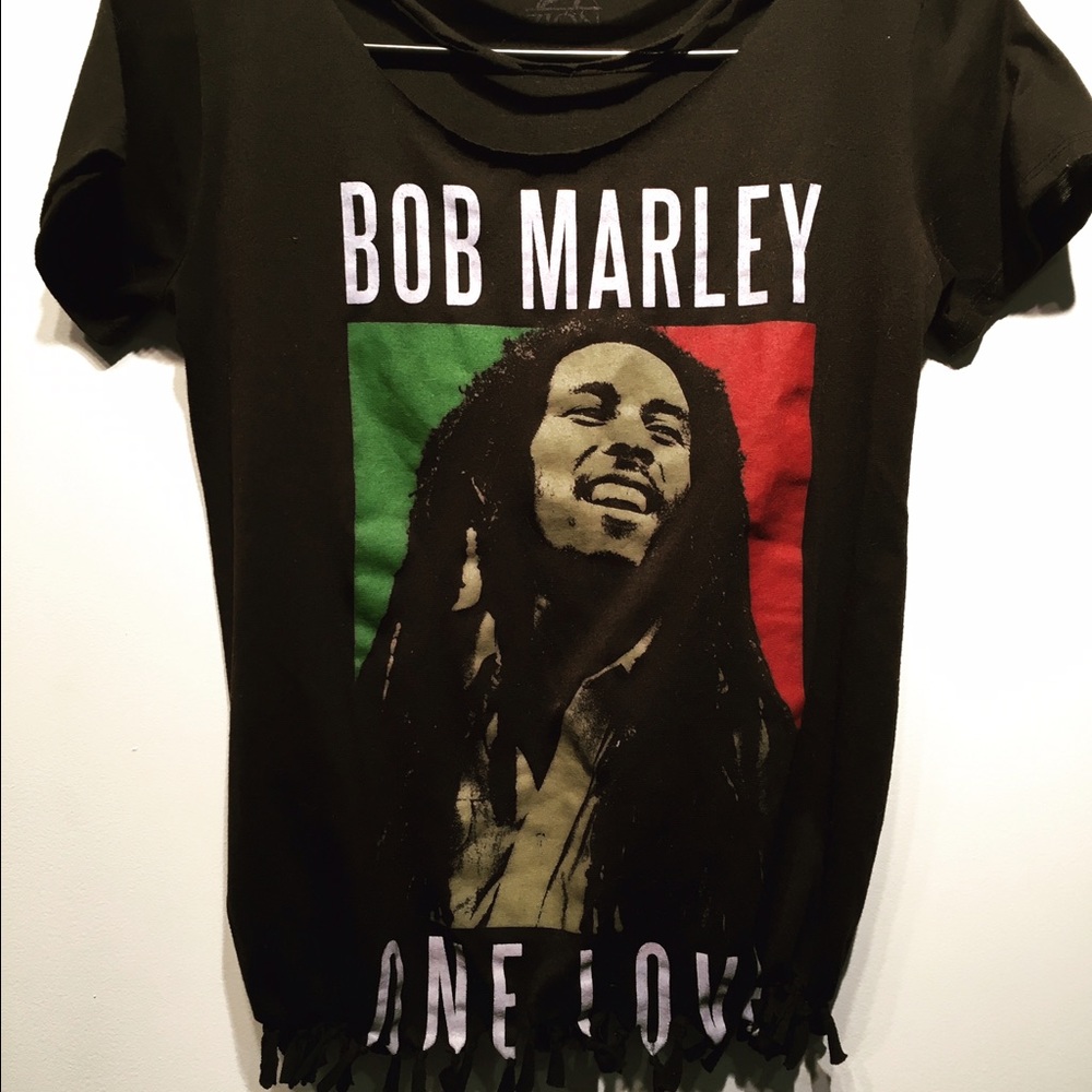 Distressed Fringe tee