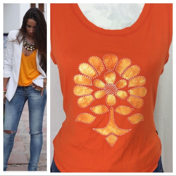 Tops - Orange Tank