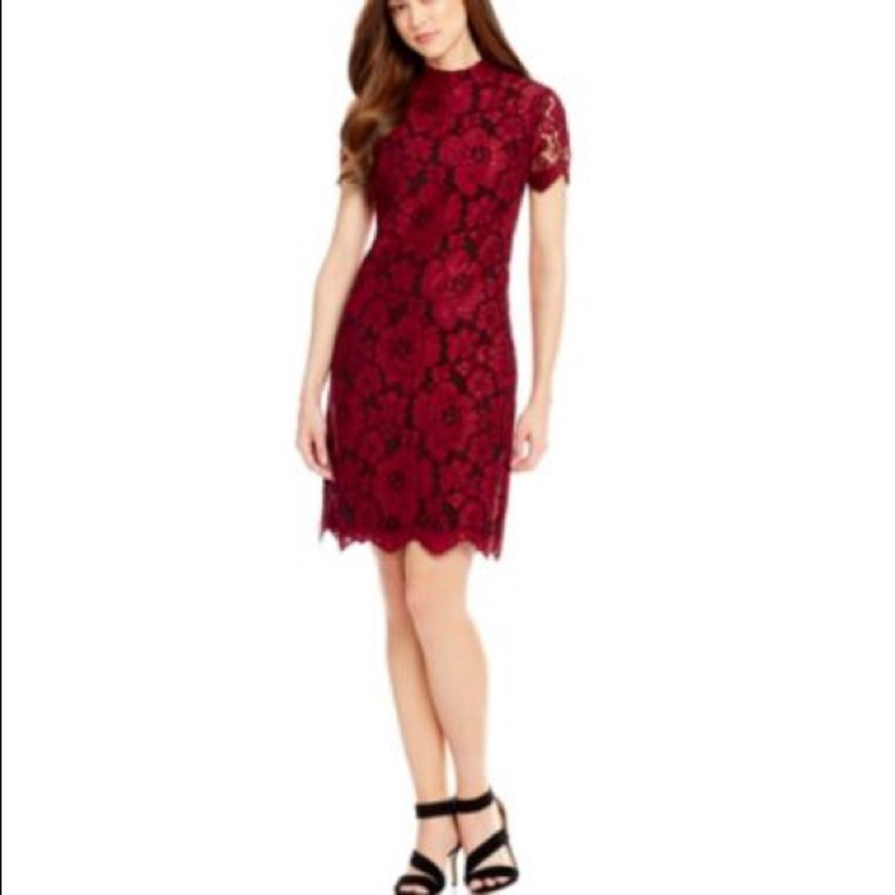 Antonio Melani Red Lace Dress