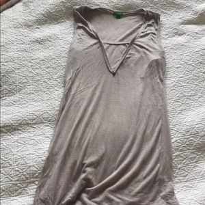 United Colors of Benetton Gray Tank XS
