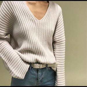 v-neck sweater