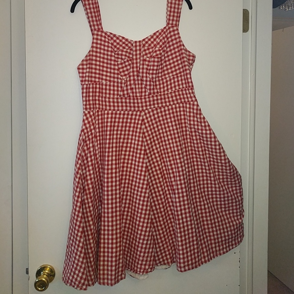 Adorable gingham dress