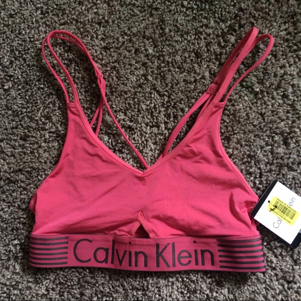 Pink Calvin Klein Bralette