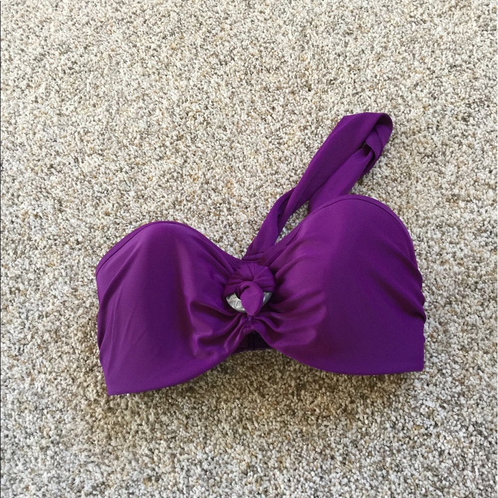 New w/o tags purple bikini top