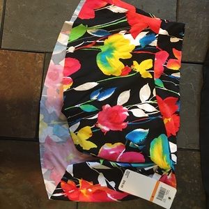 NWT Anne Cole floral Skirted Bikini Bottom