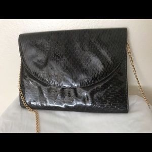 Faux Snakeskin Petite Bellini Handbag