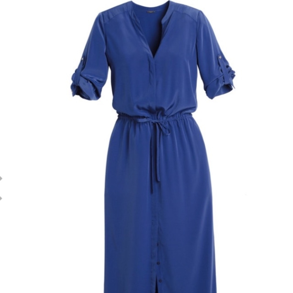 Black Label Chico's blue maxi dress