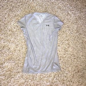 Stretchy V neck T