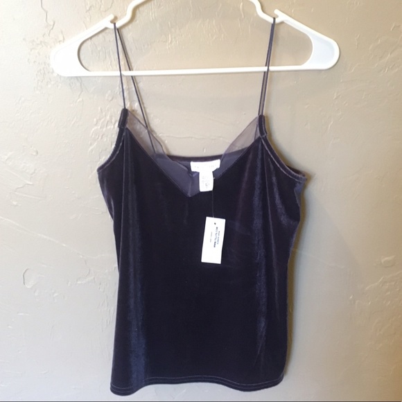 Tilly's Tops - Tillys plum velvet cami