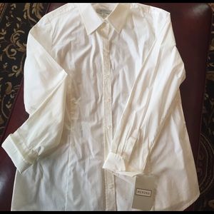 White button down blouse