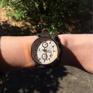 FOSSIL boyfriend leather watch