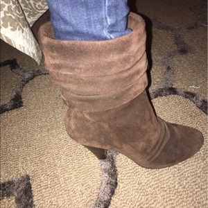 Jessica Simpson suede booties