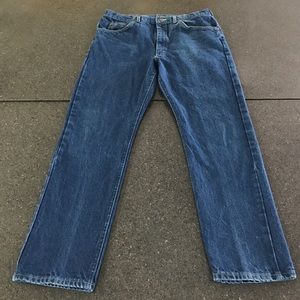 Straight Leg Lee Jeans Medium Wash (8)