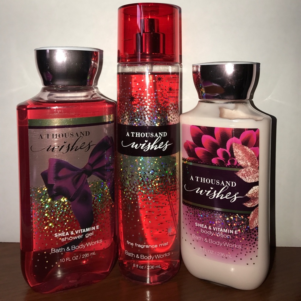Thousand Wishes Bath and Body works