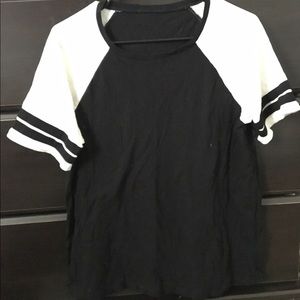Pacsun black and white top