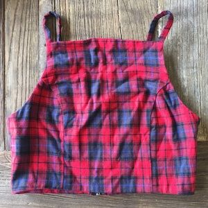 ✨POSHMARK EXCLUSIVE✨ Jac Vanek Plaid Crop Top!