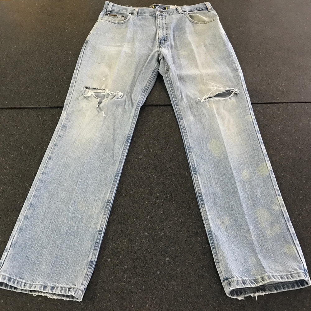 Straight Leg Duck Head Jeans (10)