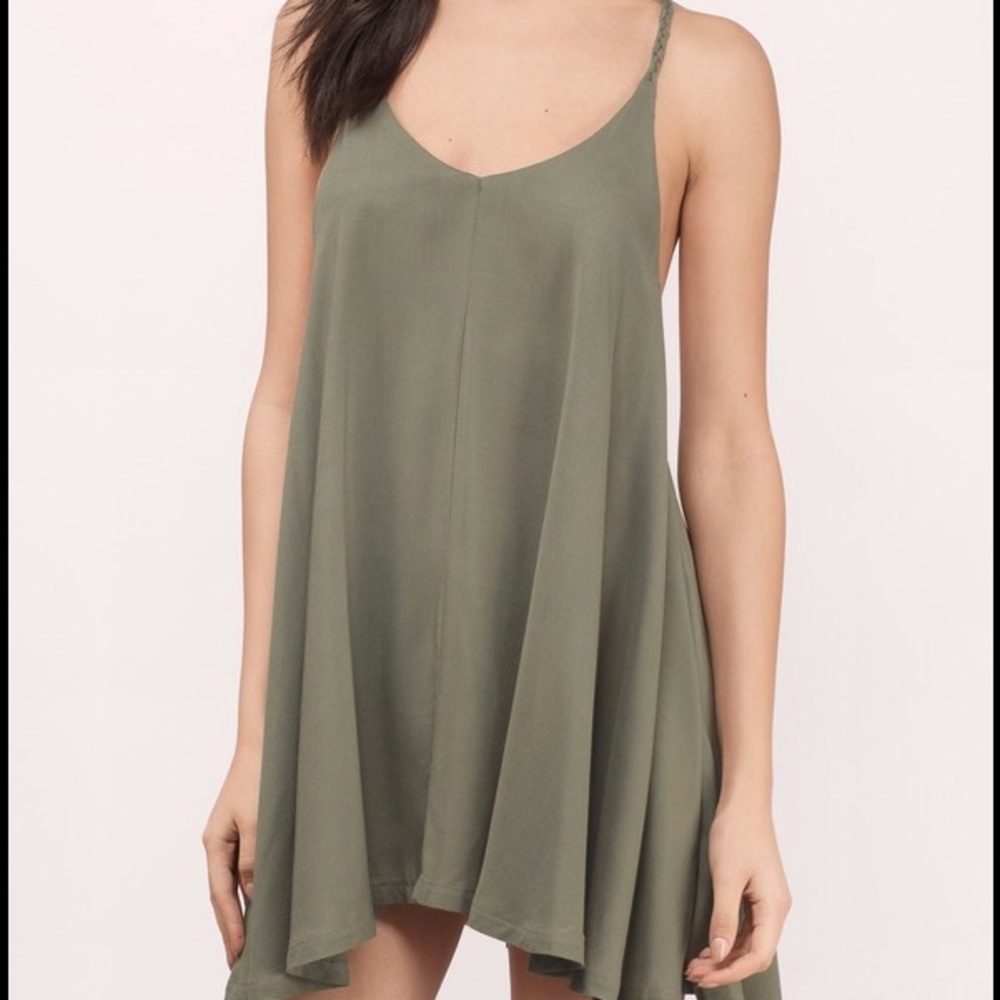 Olive green small Tobi dress