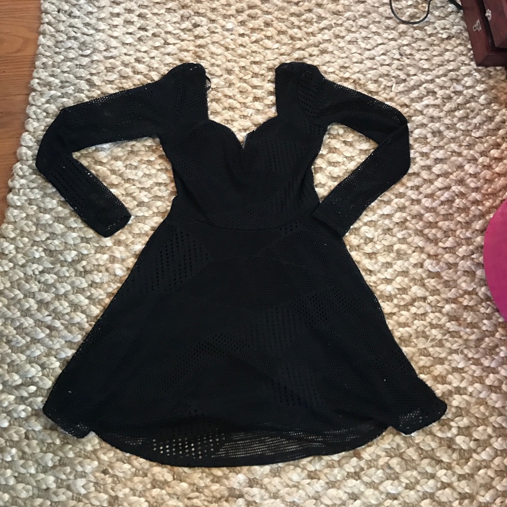 Black Crochet Dress!