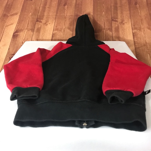 Jordan 23 Hoodie 1-2 years 2T fresh Zip black red - Picture 5 of 8