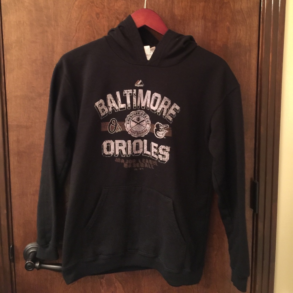 Oriole's Majestic sports hoodie